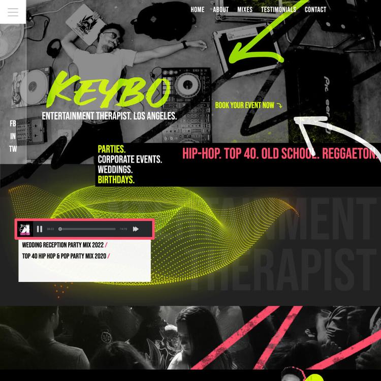 Keybo Entertainment | DJ Booking Website